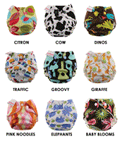 Blueberry Newborn Bamboo Fitted 